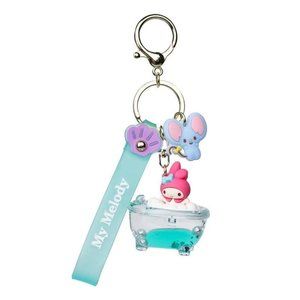 Sanrio My Melody and Joey Mouse Bubble Bath Keychain Charm Y2K Bag Accessories